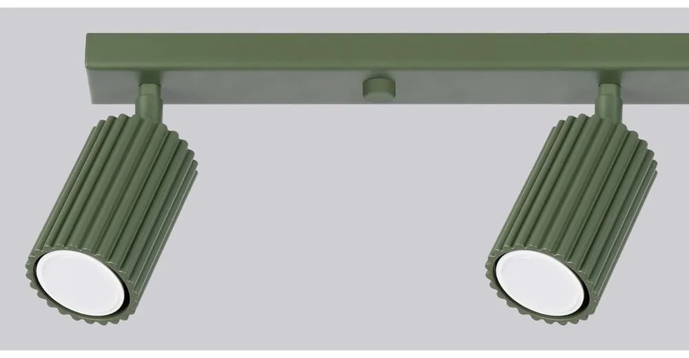 Zielona lampa punktowa 6,5x81 cm Gleam – Sollux