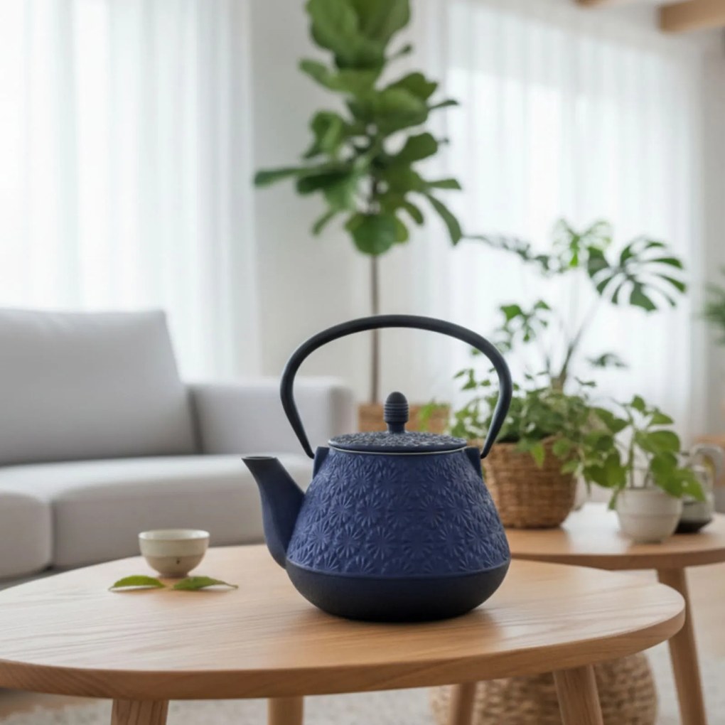 Czajnik żeliwny z zaparzaczem TAKI, 1000 ml