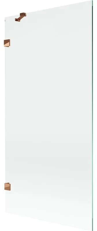 Mexen Lunar parawan nawannowy 1-skrzydłowy 90 x 150 cm, transparent, różowe złoto - 897-090-000-60-00