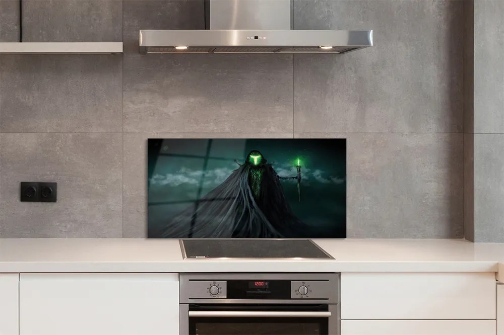 Panel nad Blat Kuchenny Mroczny Wojownik i Zielony Płomień