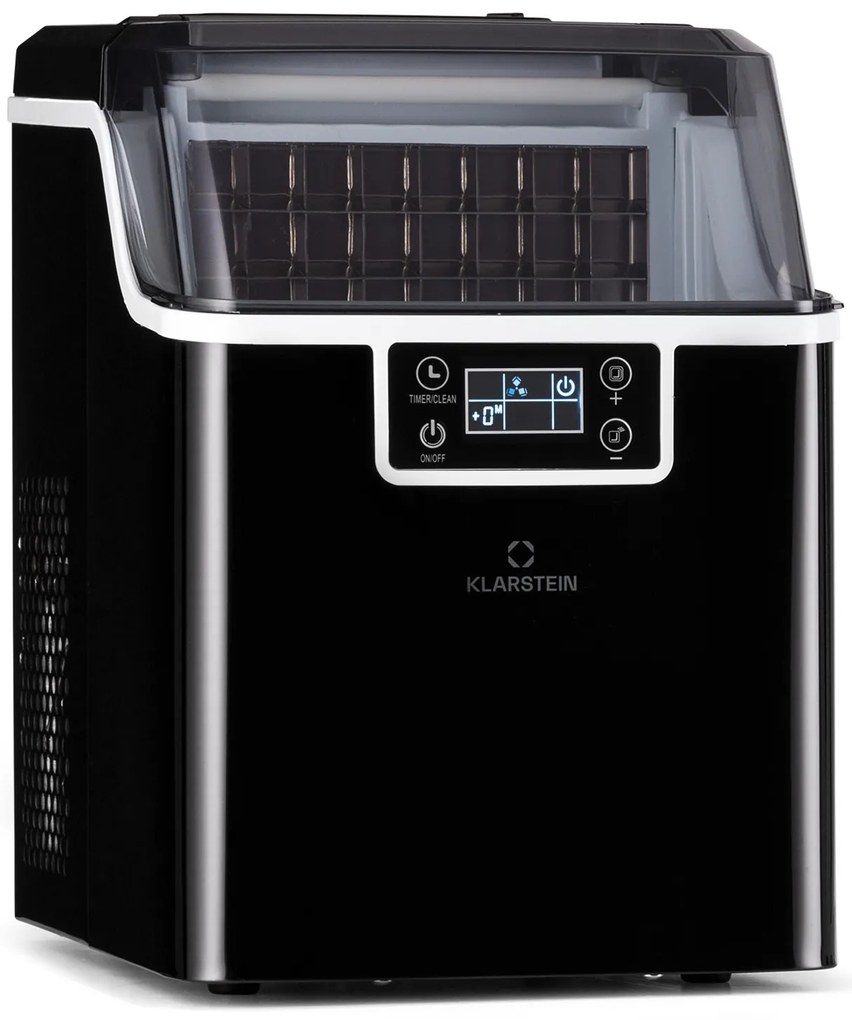 Klarstein Chios 20kg/24h 1.2L Kostkarka do Lodu Czarny