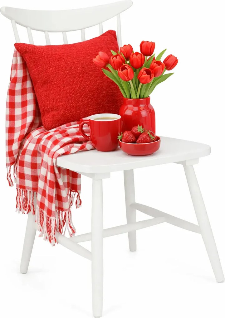 Białe Skandynawskie Krzesło Patyczak N6-P47