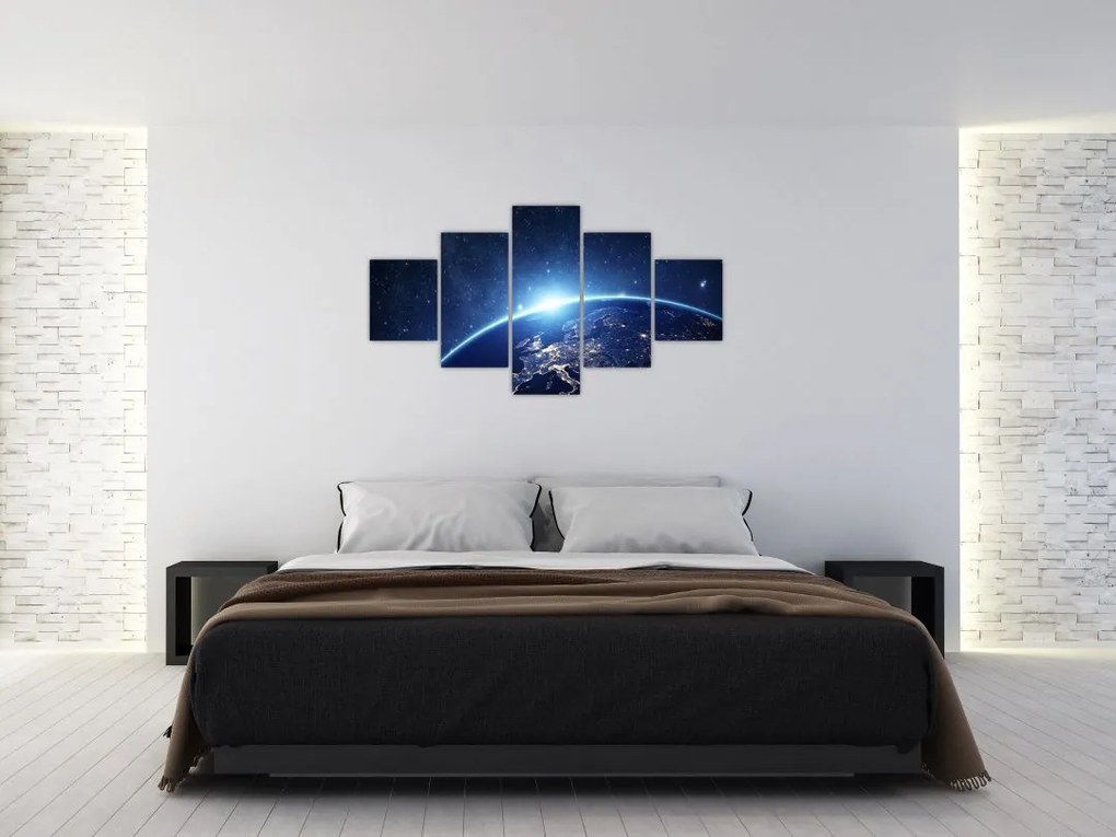 Obraz planety Ziemia (125x70 cm)