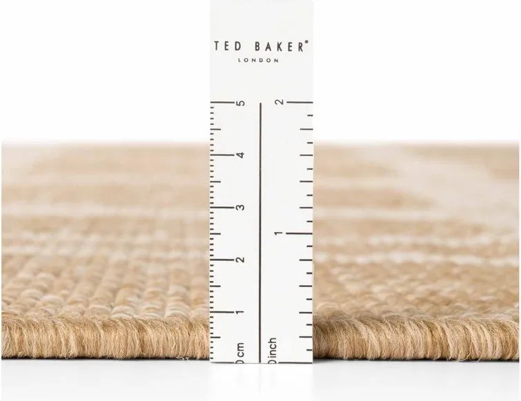 Kremowo-naturalny dywan odpowiedni na zewnątrz 120x170 cm Haringey Ruskin – Ted Baker