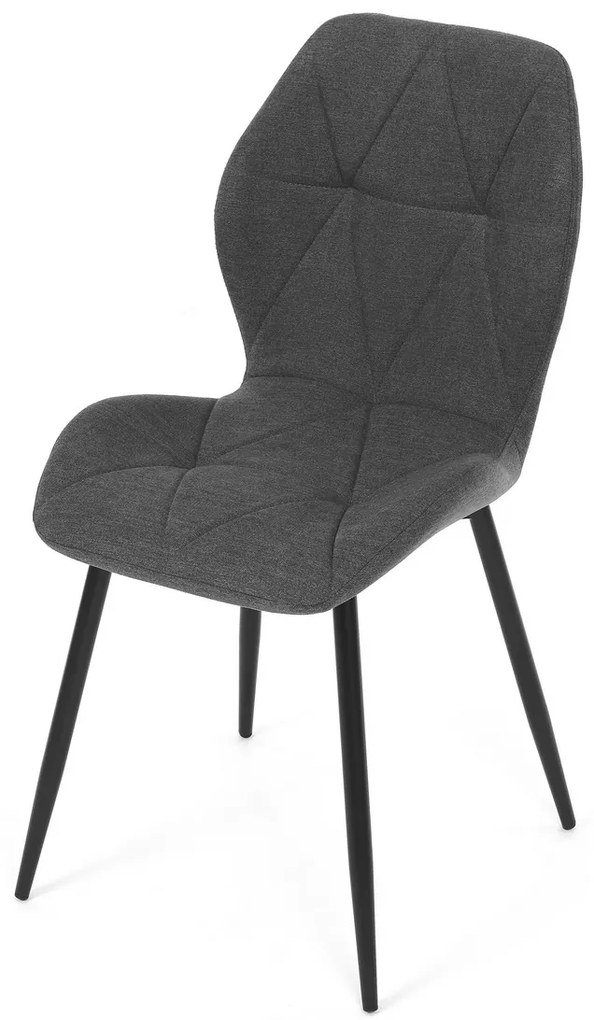 Zestaw krzeseł do jadalni CT-285 GREY2, 4 szt.