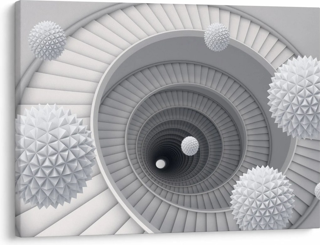 Obraz abstrakcji 3D (70x50 cm)