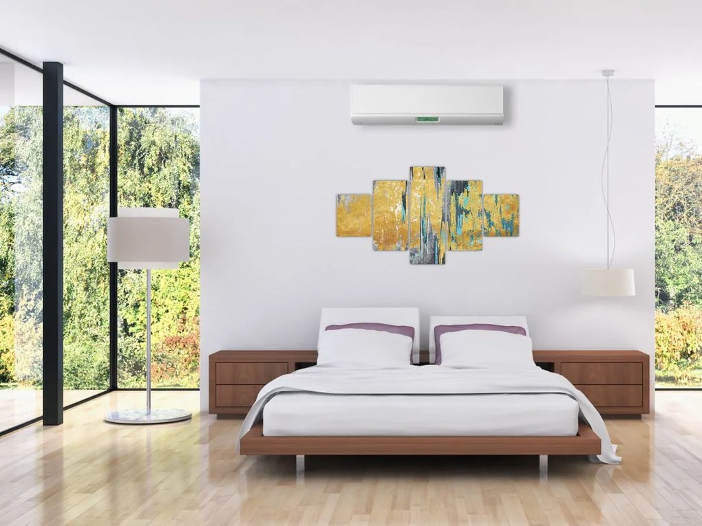 Obraz - Złoty wzór (125x70 cm)