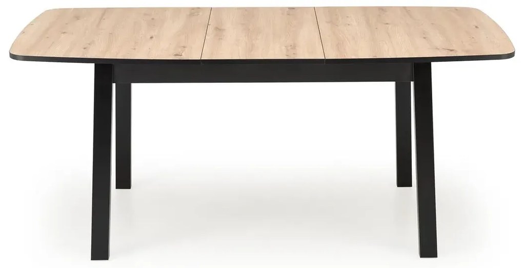 Stół rozkładany BARRIL 130(170)x80 dąb artisan/czarny HALMAR