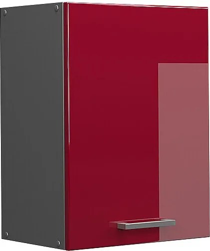 Szafka ścienna czerwony połysk 45x31x60 r-line
