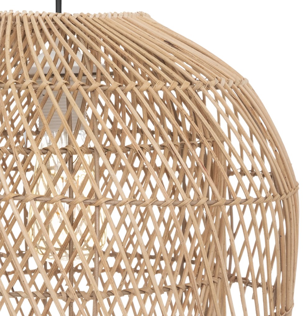Lampa wisząca rattanowa KERY, Ø 38 cm
