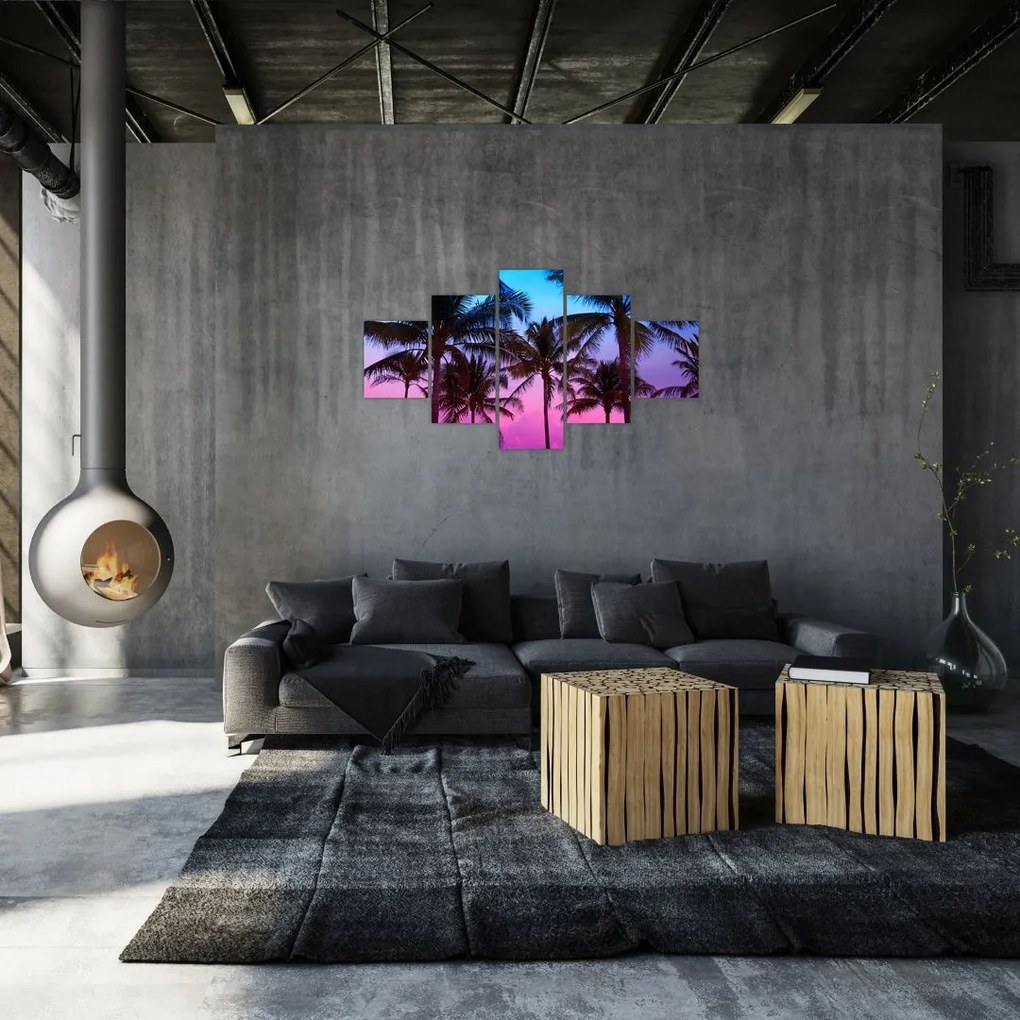 Obraz - Palmy w Miami (125x70 cm)