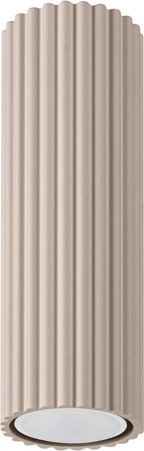 Szarobrązowa metalowa lampa punktowa Gleam – Sollux