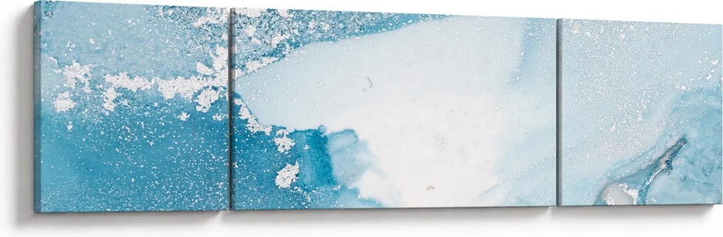 Obraz - Niebieski wystrój (170x50 cm)