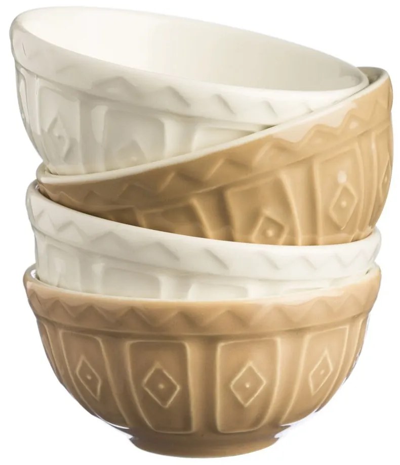 Białe/beżowe kamionkowe miski zestaw 4 szt. 200 ml Original Cane – Mason Cash