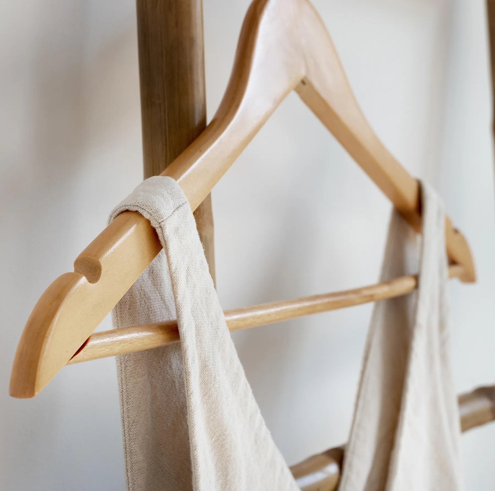 Wieszaki drewniane na ubrania do szafy 10 szt