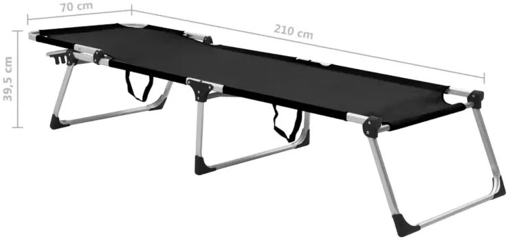 Aluminiowy leżak do ogrodu Z2-R76