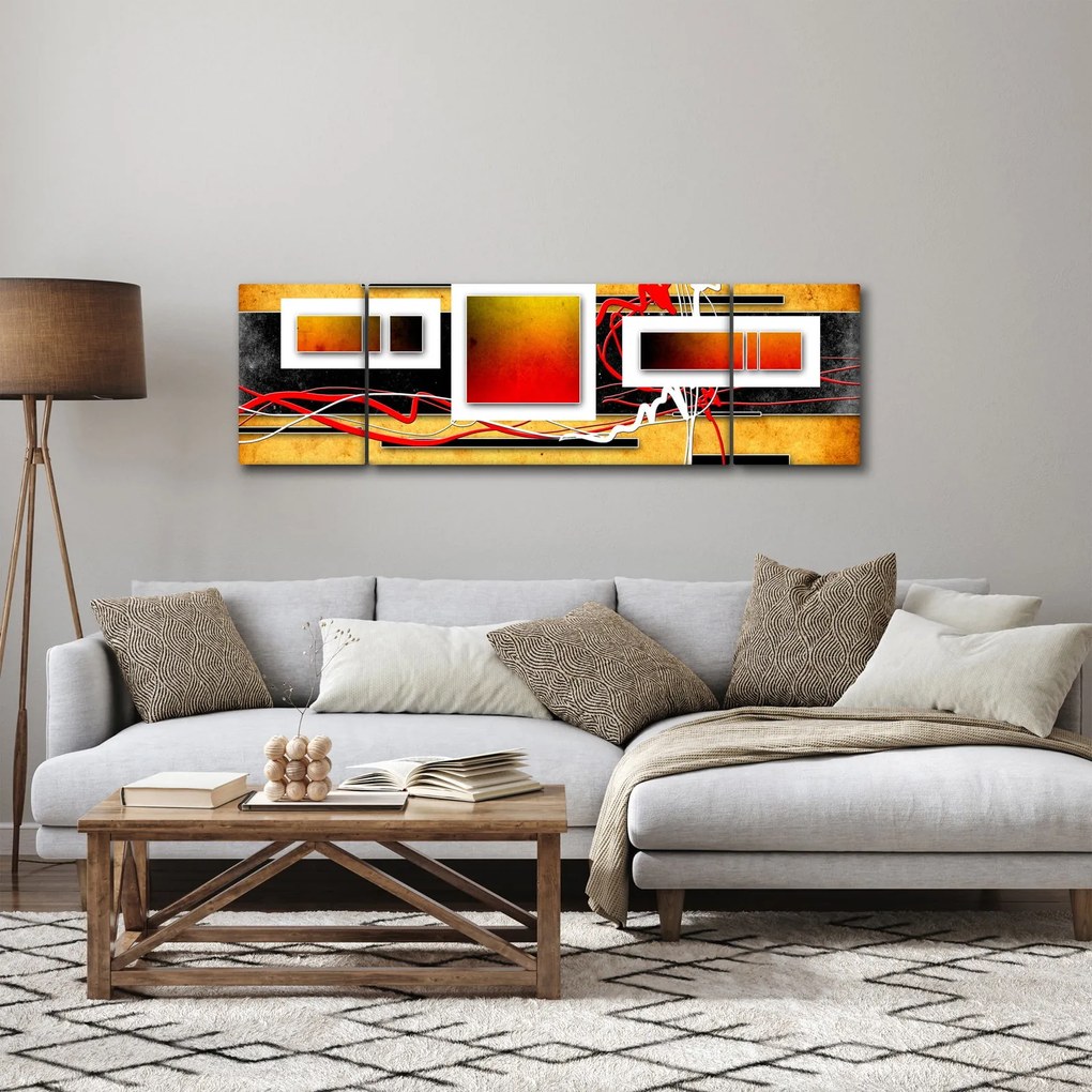 Obraz - Abstrakcja (170x50 cm)