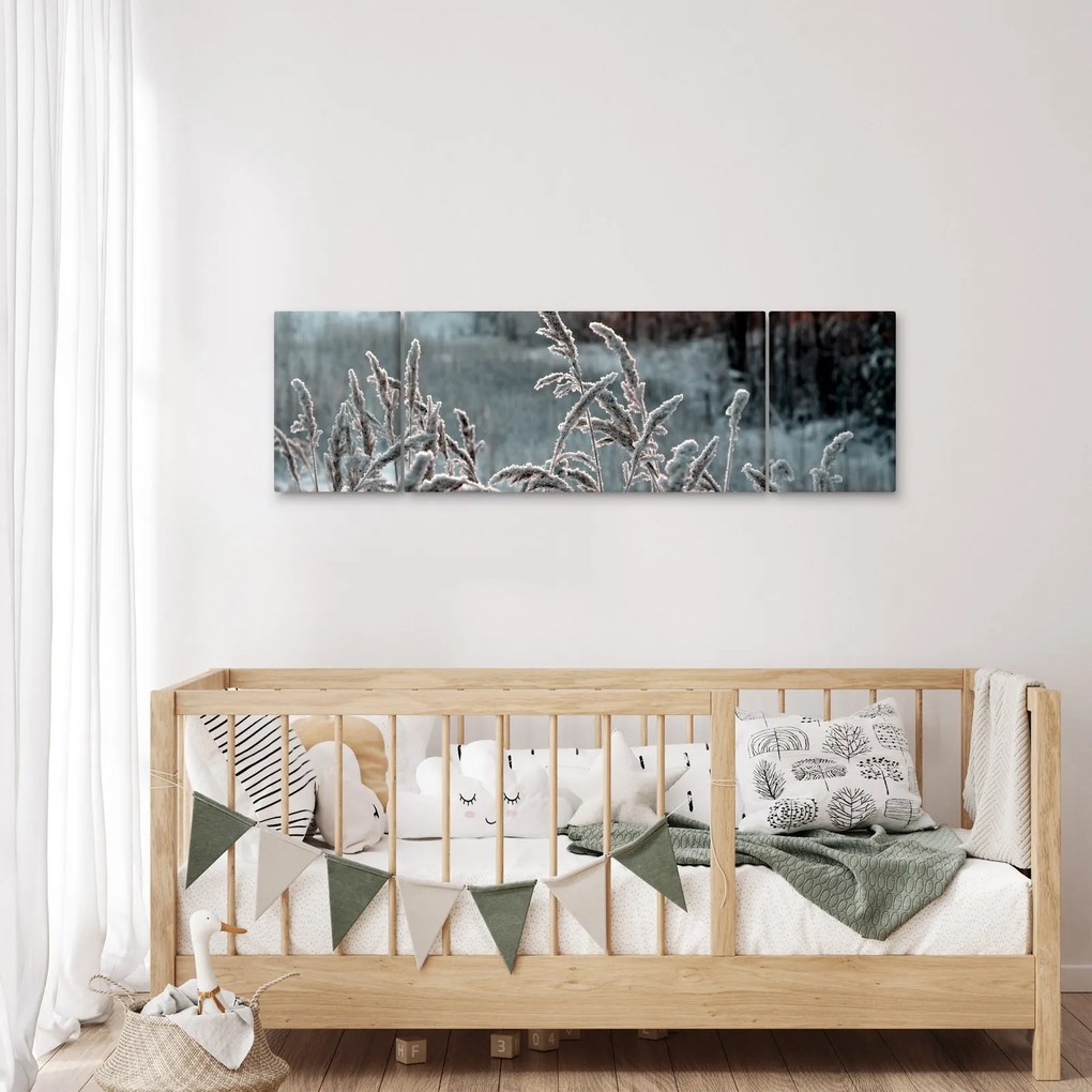 Obraz - Frozen Meadow (170x50 cm)