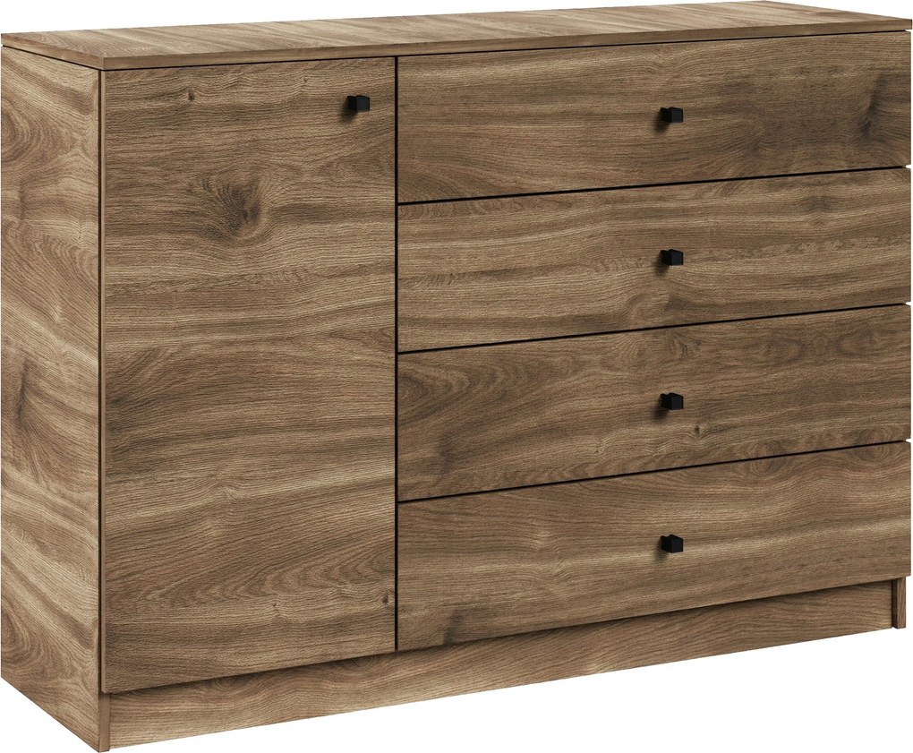 Komoda NESTOS 120 cm do Salonu Sypialni Brąz