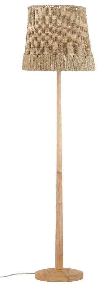 Lampa stojąca z rattanowym kloszem (wysokość 160 cm) Kakasi – Bloomingville