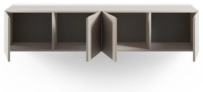 Kremowa szafka pod TV 180x38x35 cm Daroca – Marckeric