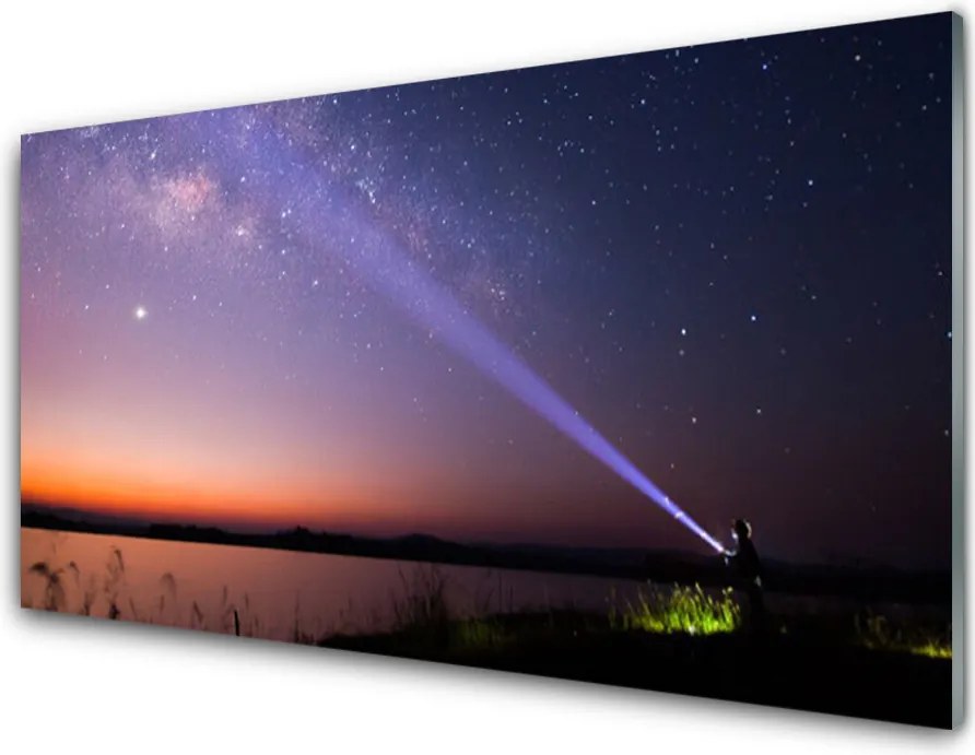 Szkło do Kuchni na Ścianę Magiczna Noc pod Gwiazdami