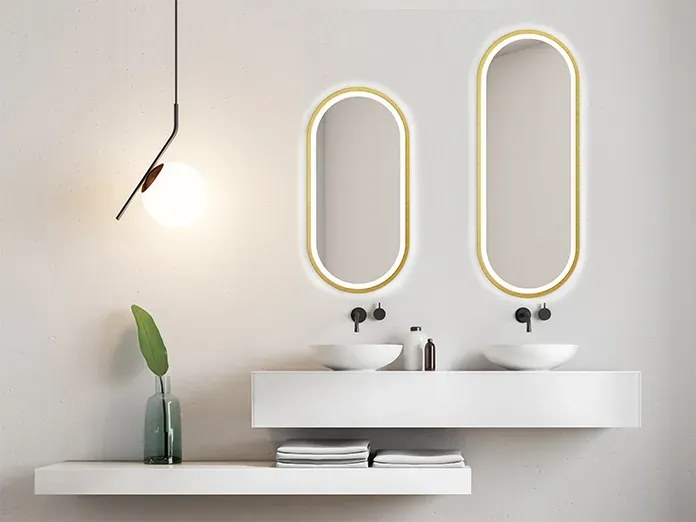 Lustro łazienkowe KORIA 60x130 z oświetleniem LED EXCLUSIVE MIRADO