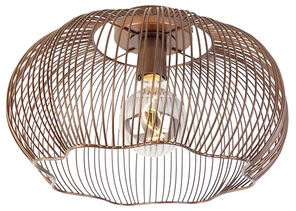 Industrialna lampa sufitowa miedziana 40 cm - FinnPrzemysłowy Oswietlenie wewnetrzne