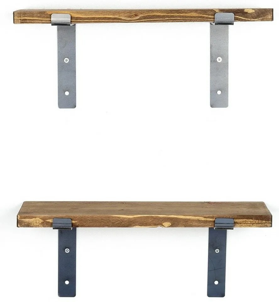 Półka Lam005 Black and Walnut