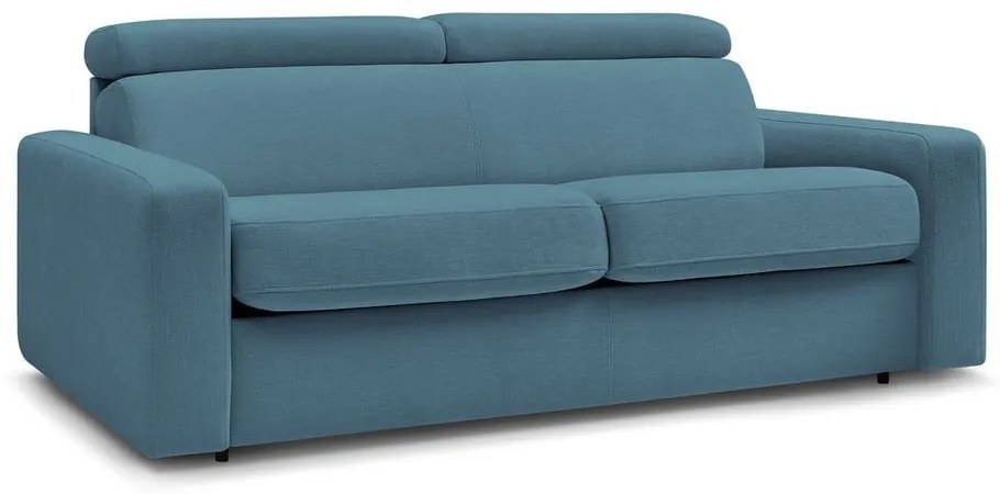 Niebieska rozkładana sofa 215 cm Monaco – Bobochic Paris