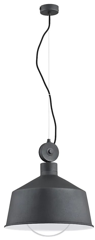 Żyrandol na lince CORA 1xE27/15W/230V szary