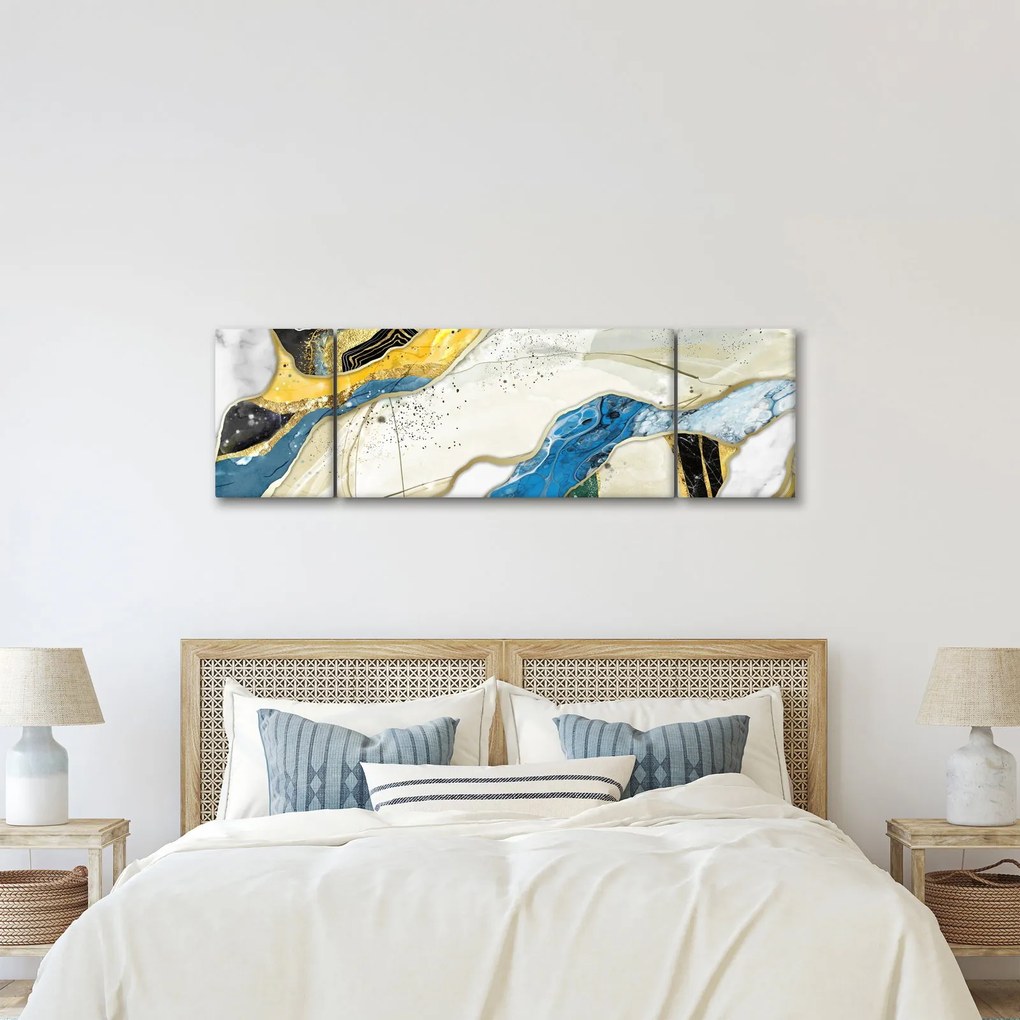 Obraz - Kolorowy marmur (170x50 cm)