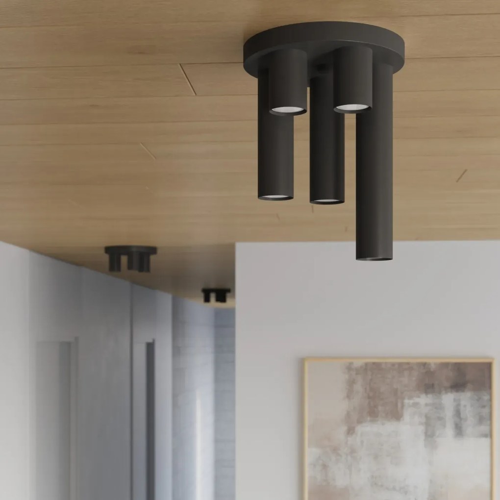 Plafon LAGOS 5P czarny SOLLUX  LIGHTING