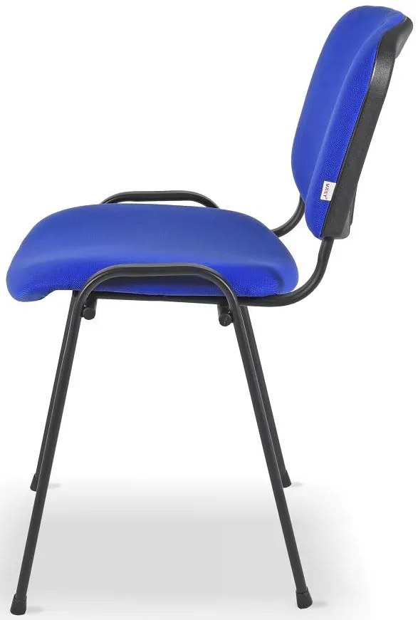 Niebieskie sztaplowane krzesło konferencyjne H4-T99