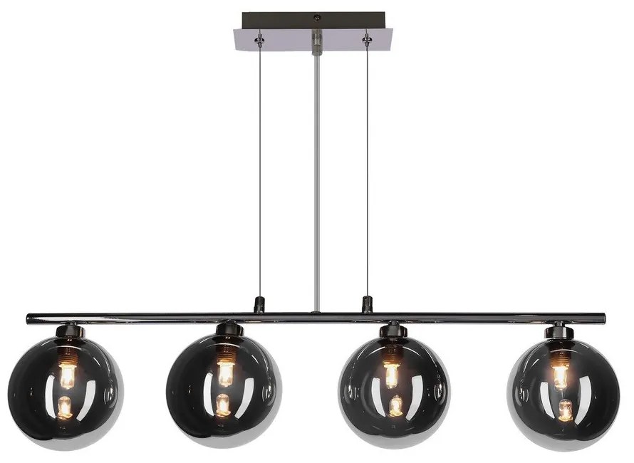 Lampa wisząca ze szklanym kloszem Somul – Candellux Lighting