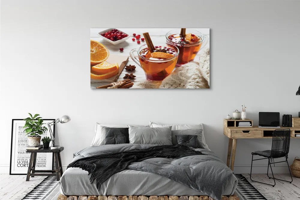 Obraz na płótnie Zimowa Herbata w Kubku