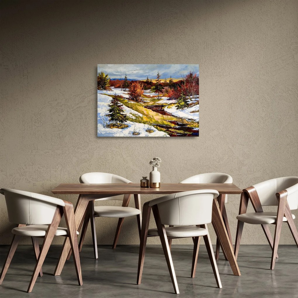 Obraz na szkle - Nadejście wiosny (70x50 cm)