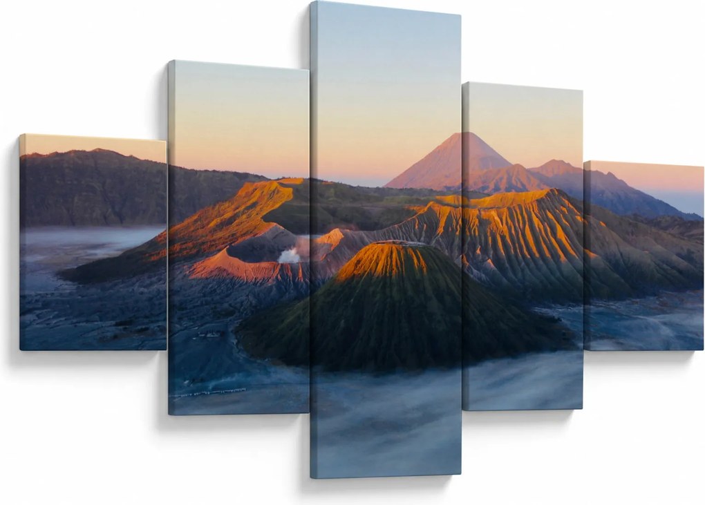 Obraz góry Bromo w Indonezji (125x70 cm)