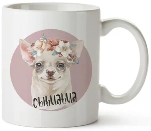 Bohemia Gifts Ceramiczny kubek - Chihuahua, 350 ml