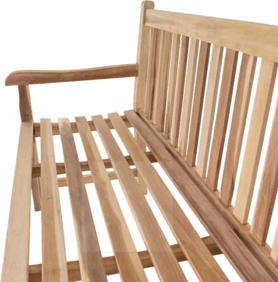 Ławka ogrodowa DIVERO 3-osobowa drewniana 150 cm