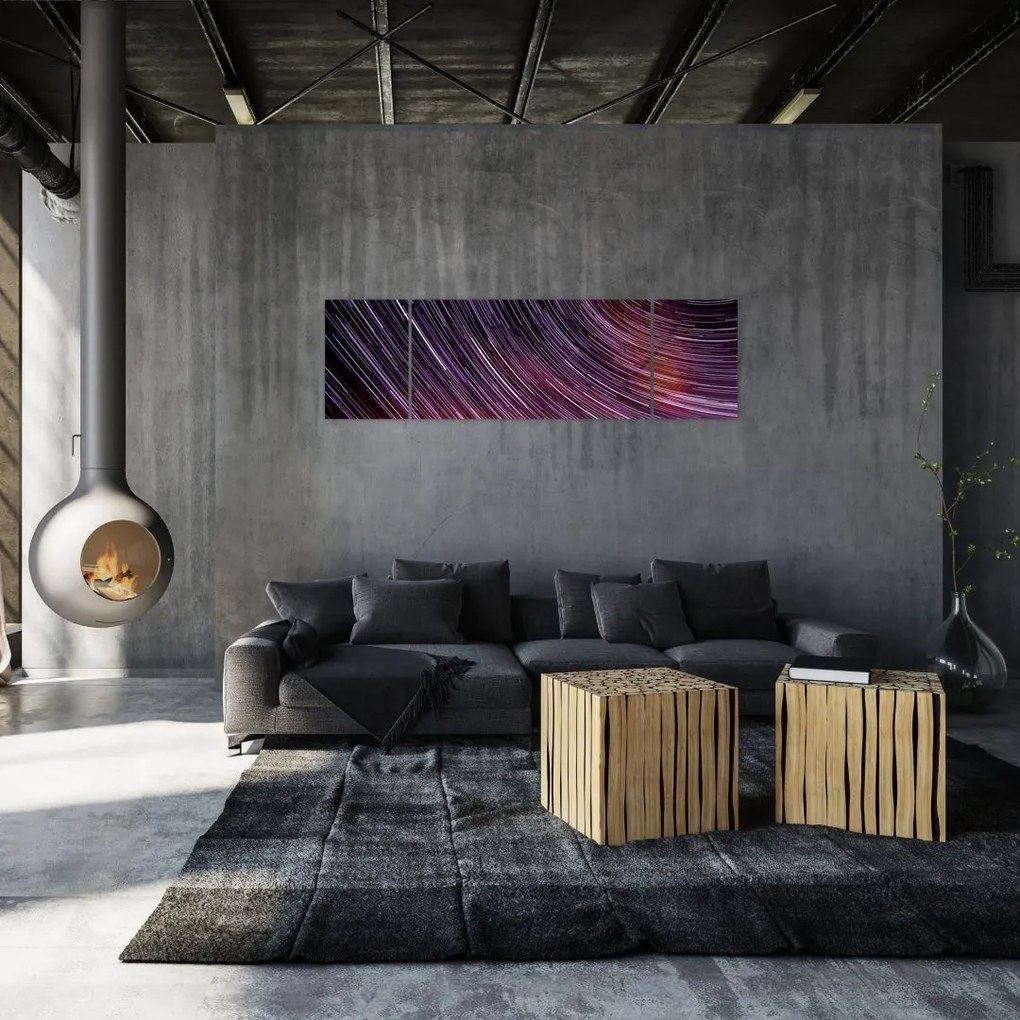Obraz rozmytych gwiazd na niebie (170x50 cm)