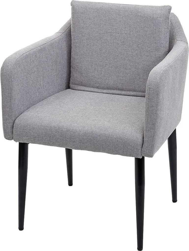 Krzesło do jadalni MCW-H93,  tkanina/tekstylia jasnoszary