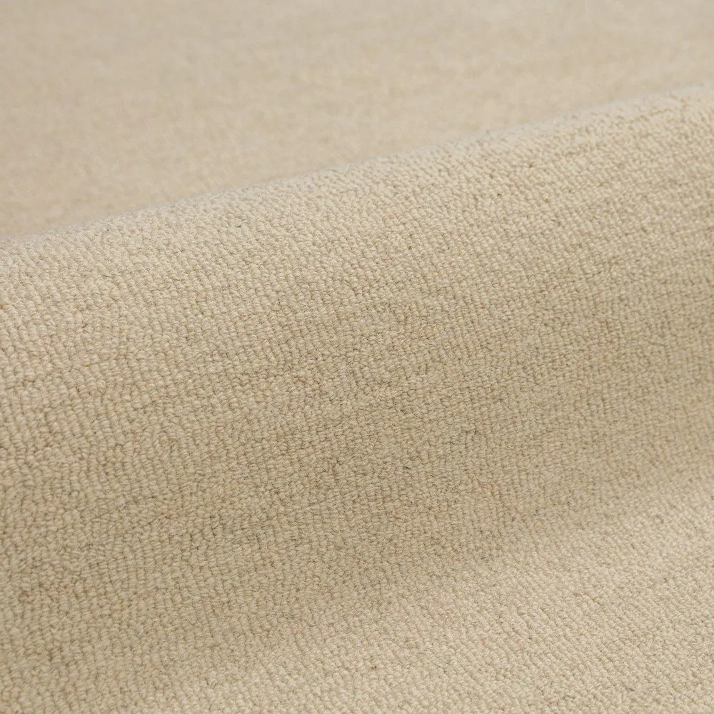 Zielony/w naturalnym kolorze wełniany dywan tkany ręcznie 200x290 cm Wiggle Wool – Flair Rugs