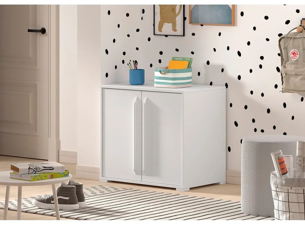 Biała komoda dziecięca 68x62x43 cm Sam – Vipack
