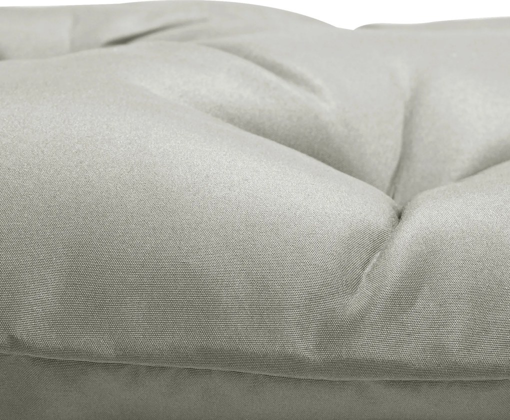 Outsunny Zestaw 2 poduszek na siedzisko, 98 x 50 cm poduszki na krzesła z taśmami, pokrowiec materiałowy, 8cm grubości jasnoszary | Aosom PL