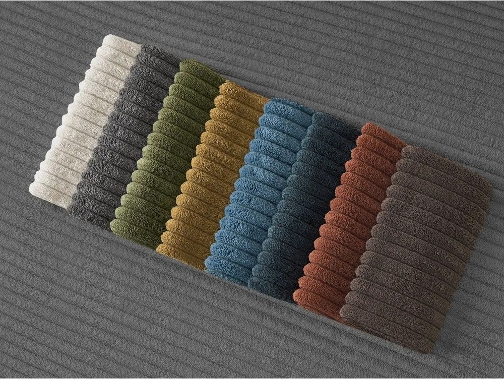 Ciemnoszara sztruksowa sofa 170 cm Giorgia – Bobochic Paris