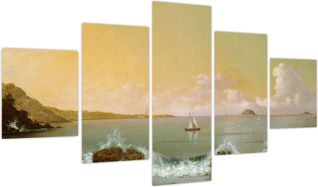 Obraz - Martin Johnson Heade, Rio de Janeiro Bay, reprodukcje (125x70 cm)