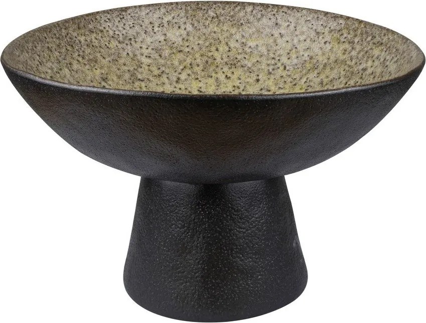 Czarno-beżowa kamionkowa misa ø 31,5 cm By Hand – Mette Ditmer Denmark