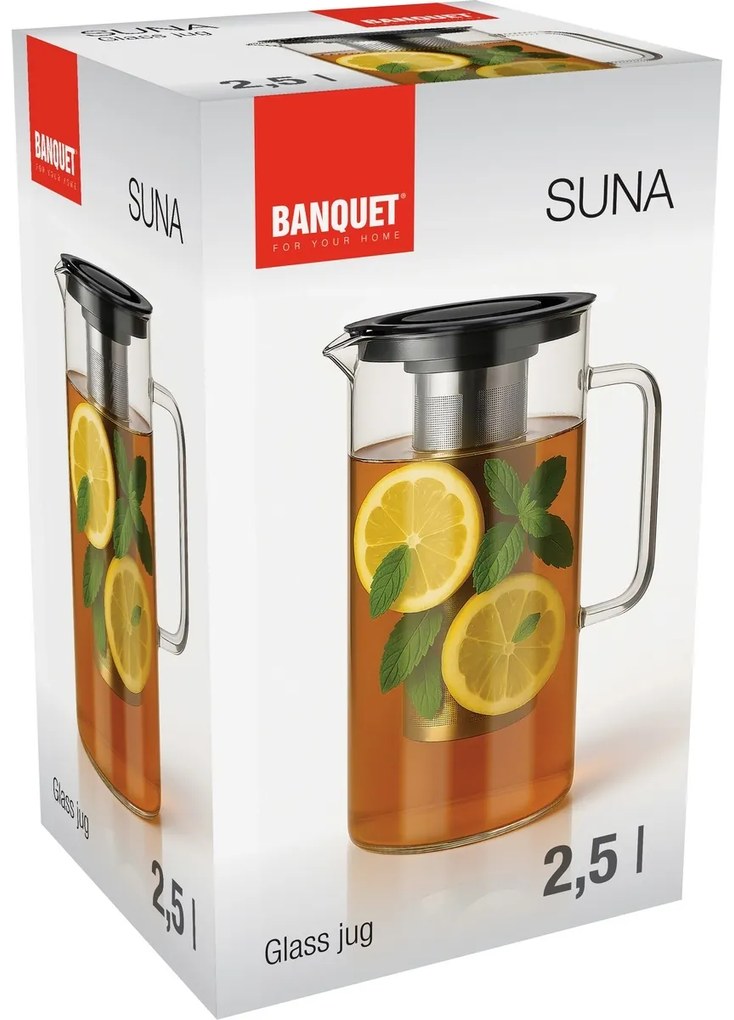 Banquet Dzbanek szklany Suna 2,5 l