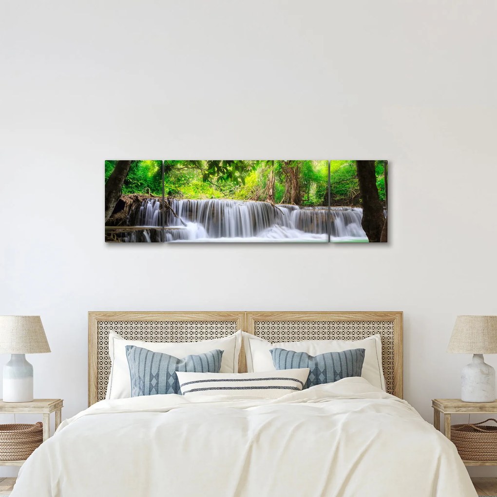 Obraz - Wodospad (170x50 cm)